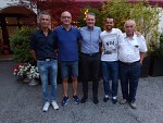Da sinistra: Fabrizio Villanova, Davide Trombin, Moreno Biasi, Michele Casellato, Renato Cardin